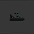 Modern Gray Game Console With Ergonomic Wireless Controller And Sleek Design