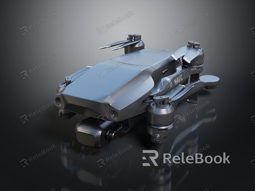 Modern Drones Sci-Fi Drones Unmanned Aerial Vehicle Unmanned Aerial Vehicle model