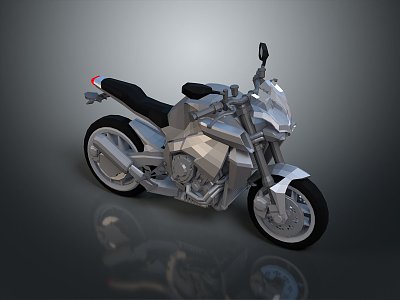 Motorcycle Two-wheeled Motorcycle Cross-country Motorcycle Road Race Motorcycle Motor Vehicle Transport 3d model