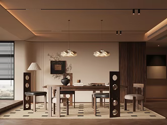 Modern Restaurant 3d model