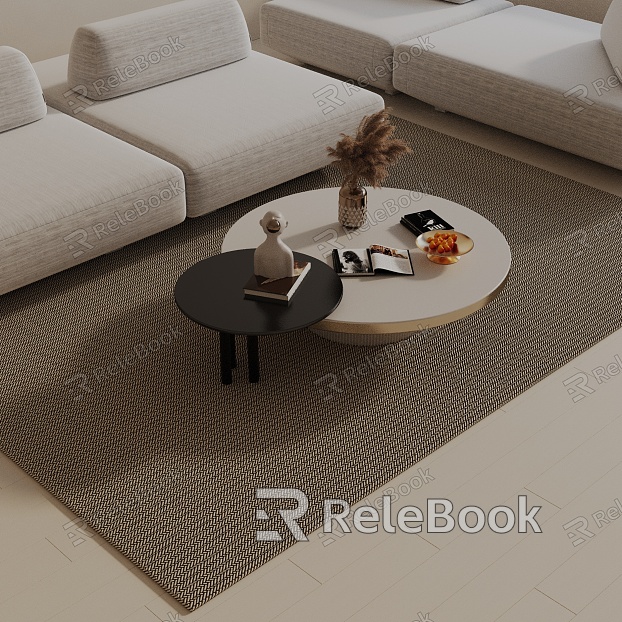 Modern coffee table model