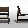 Modern Dark Wooden Dining Chairs With Sleek Design And Simple Lines