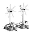 modern windmill 3d model