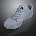 White Casual Sneakers With CHIC CHIC Logo And Lace Up Design For Everyday Wear