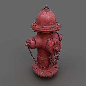 modern fire hydrant 3d model