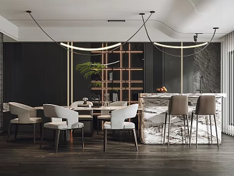 Modern Restaurant 3d model