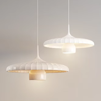 modern cream chandelier cream chandelier 3d model