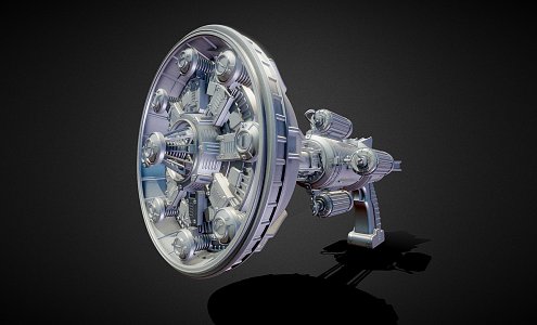 Sci-Fi Ray Gun Light Gun 3d model