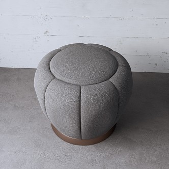 Modern sofa stool 3d model