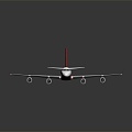 civil aircraft commercial aircraft civil aviation 3d model