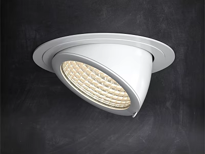 Modern LED Downlight Spotlight with Bright Illumination and Ceiling Mounted Design 3d model