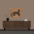 Modern Middle Style TV Cabinet 3d model