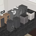 Speaker Audio Amplifier 3d model