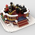 LEGO Toy Blocks Classical Band Performance 3d model