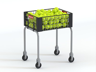 Modern Tennis Box Tennis Machine Tennis Ball Machine Tennis Training Machine Automatic Ball Machine Tennis Training Artifact Tennis Car 3d model