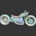 Motorcycle Two-wheeled Motorcycle Cross-country Motorcycle Road Race Motorcycle Motor Vehicle Transport 3d model