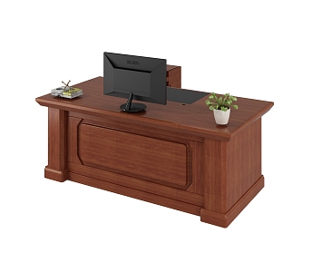 Supervisor Desk 3d model