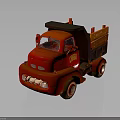 Vintage Red Toy Truck 1953 Model with Classic Design and Retro Features