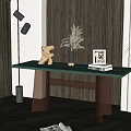 Modern Doorview Table 3d model