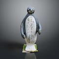 Black and White Penguin Decorative Statue for Home Garden Decoration