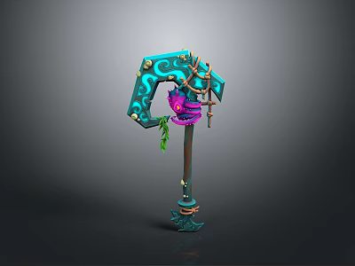 Scepter Ancient Scepter Classical Scepter Magic Wand Magic Wand Treasure Wand Ancient Weapon Cold Weapon 3d model