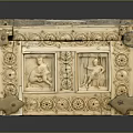 Ornate Carved Household Storage Box With Classic Design And Intricate Decorative Patterns
