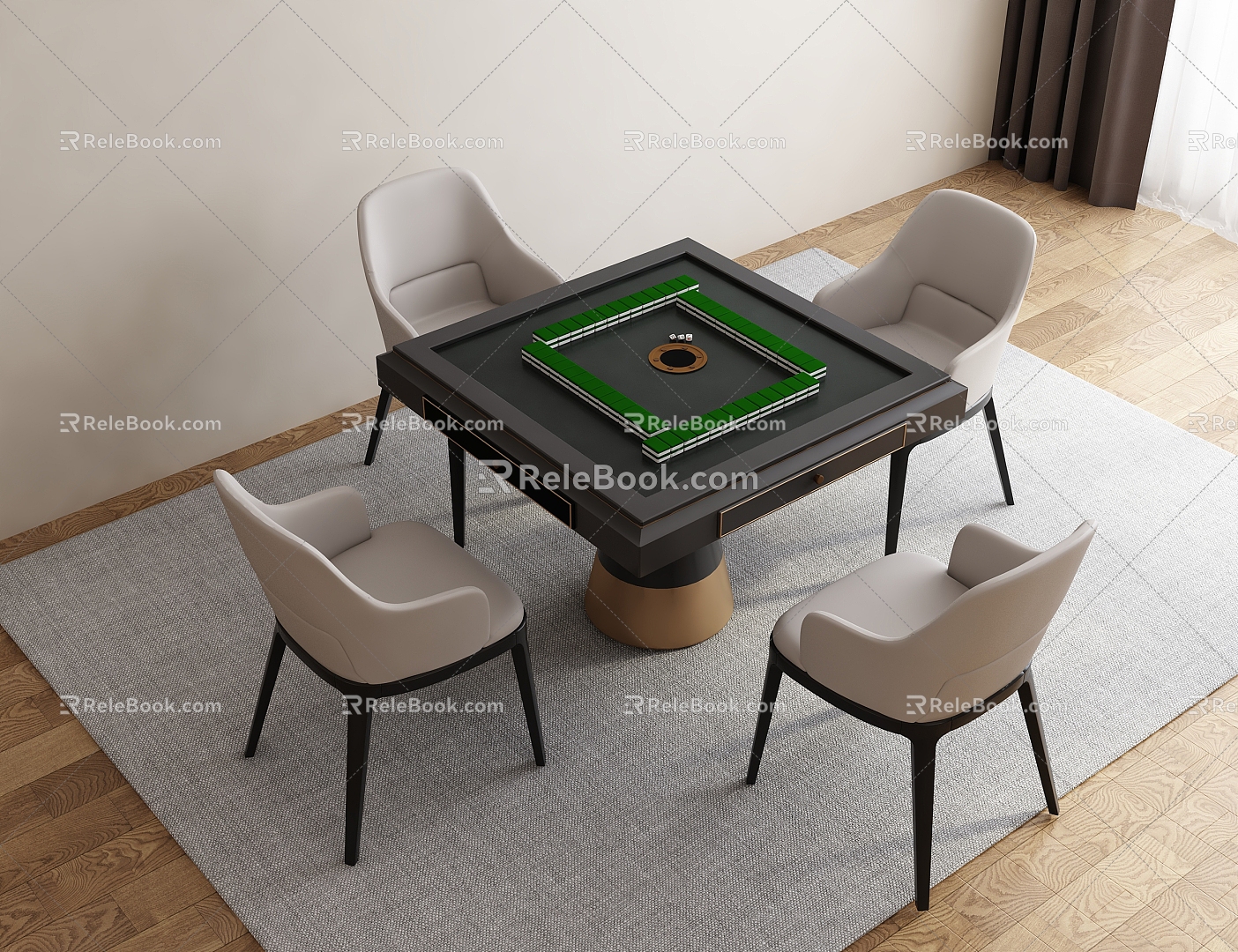 Mahjong Table Mahjong Table 3d model