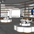 modern science and technology sense bionics office space 3d model