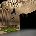 Special-shaped Ceiling Special-shaped Ceiling Ceiling Ground Integrated Ground Ceiling Integrated Modeling Ceiling Art Ceiling Wave Ceiling Art Ceiling Grid Ceiling 3d model