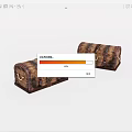 Vintage Wooden Chests With Woven Texture And Metal Clasps For Storage