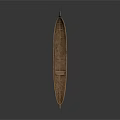 Traditional Animal Inspired Wooden Boat With Elegant Curved Structure