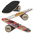 Marvel Themed Skateboard With Cartoon Bear Characters Colorful Sports Equipment Design