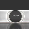 Rongshida Modern Home Appliance With Circular Black Panel And White Striped Design