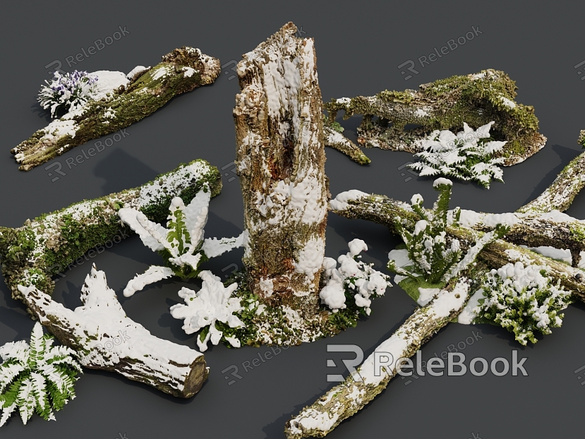 Snow Dead Trees model