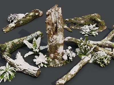 Snow Dead Trees model