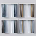 Modern Curtains 3d model