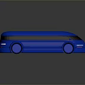 Blue Sleek Luxury Limousine Concept Design With Shiny Exterior And Modern Wheels