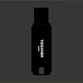 Toshiba WB150 USB Flash Drive Black Portable Electronic Storage Device