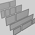 Modern Metal Grid Fence Panels For Outdoor Garden Security And Decoration
