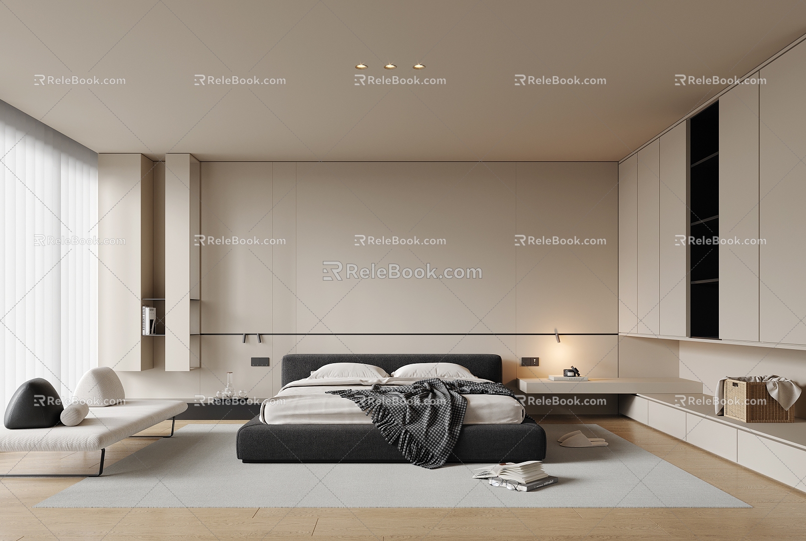 Modern Bedroom 3d model