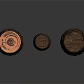 Home Living Wooden Barrels Set With Different Sizes And Metal Hoops