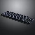 Full Size Black Computer Keyboard With Standard Key Layout And Durable Design