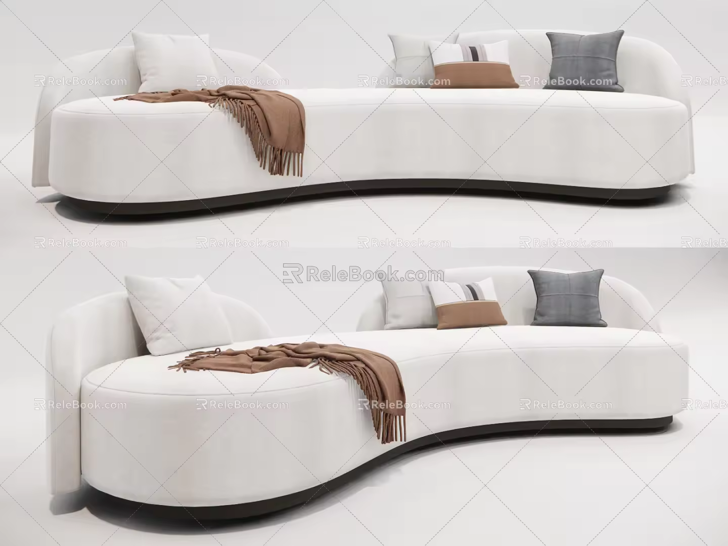 Modern Multiplayer Sofa 3d model