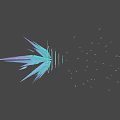 Shooting effect 3d model