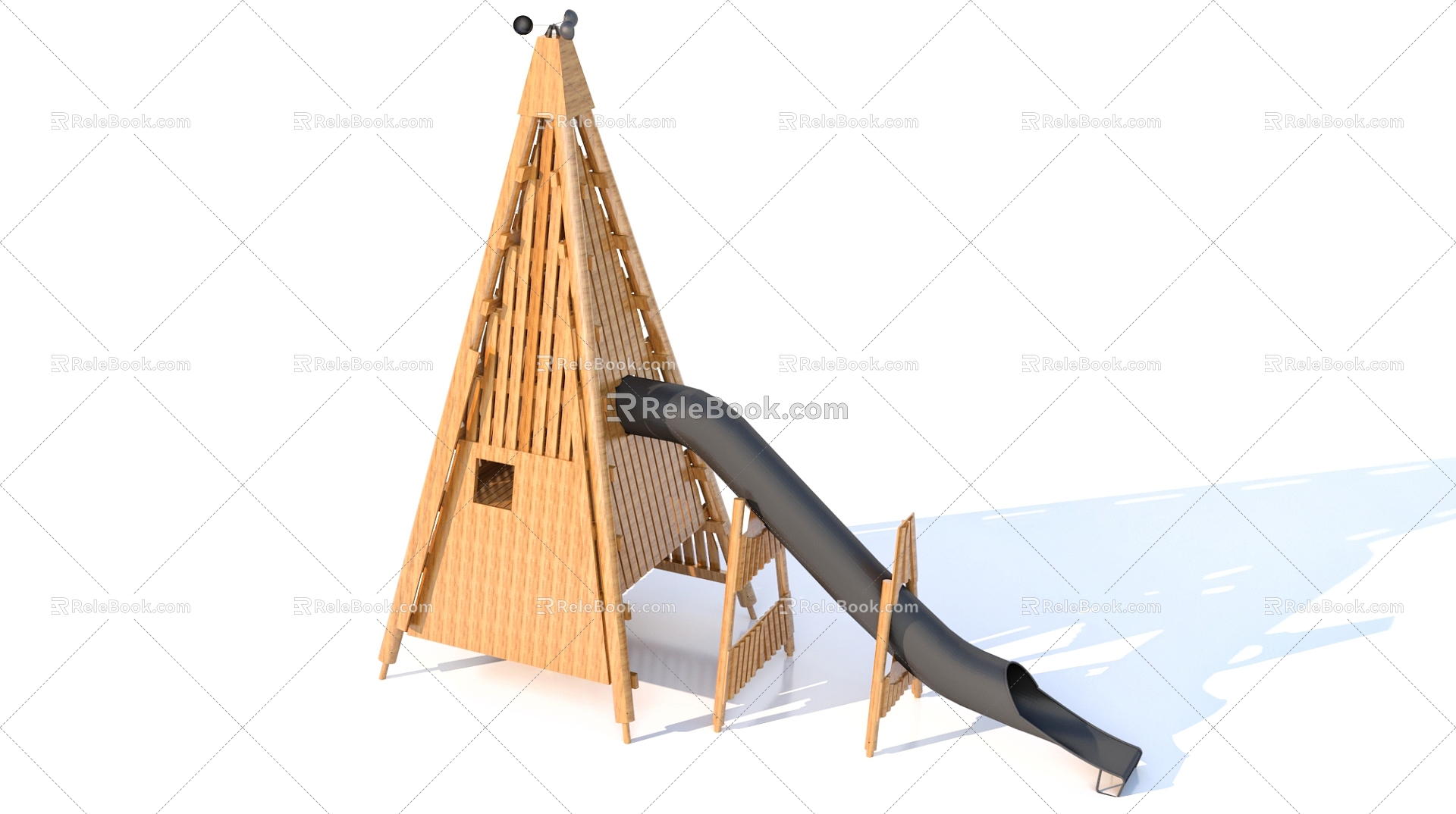 Children's Recreational Facilities Slide 3d model