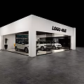 Modern 4S Store Showroom With New Cars On Display And Sleek Interior
