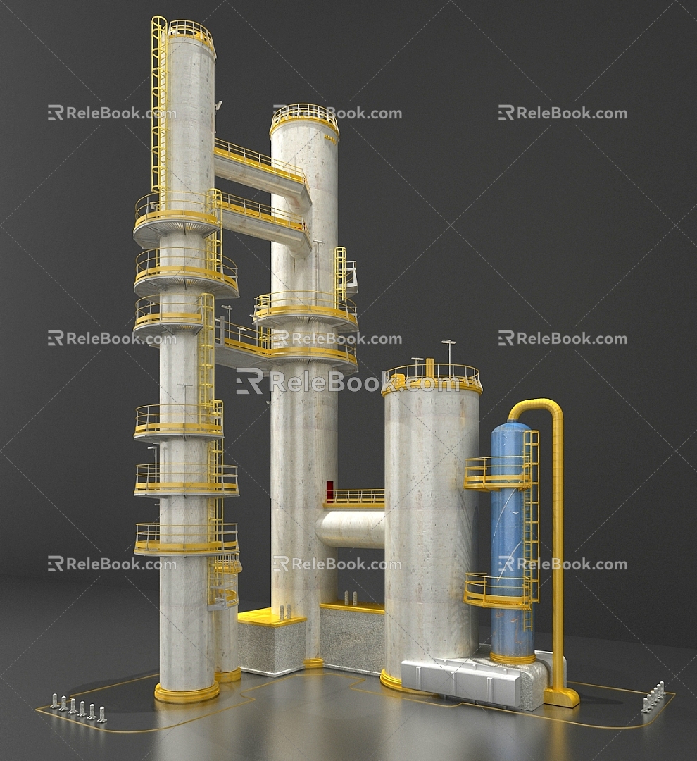 INDUSTRIAL LOFT INDUSTRIAL EQUIPMENT MACHINERY 3d model