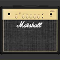 Marshall Electronic Amplifier Speaker With Classic Design And Control Panel