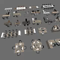Modern Office Desk Designs In Various Styles With Matching Chairs