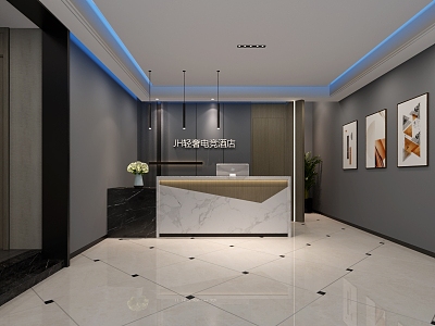 E-sports Hotel Front Desk E-sports Internet Cafe Front Desk Reception Front Office model